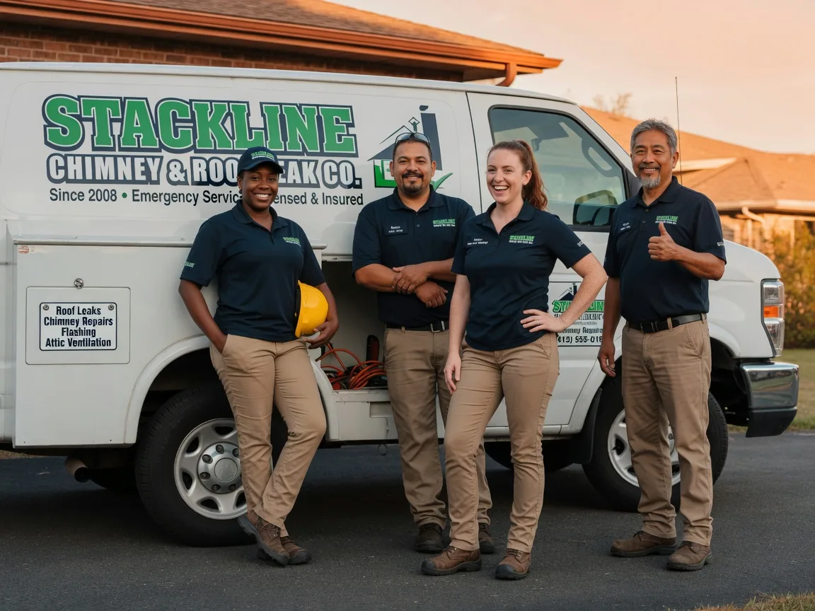 Chimney flashing repair company in Marshville, NC